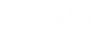 white image of VIV logo